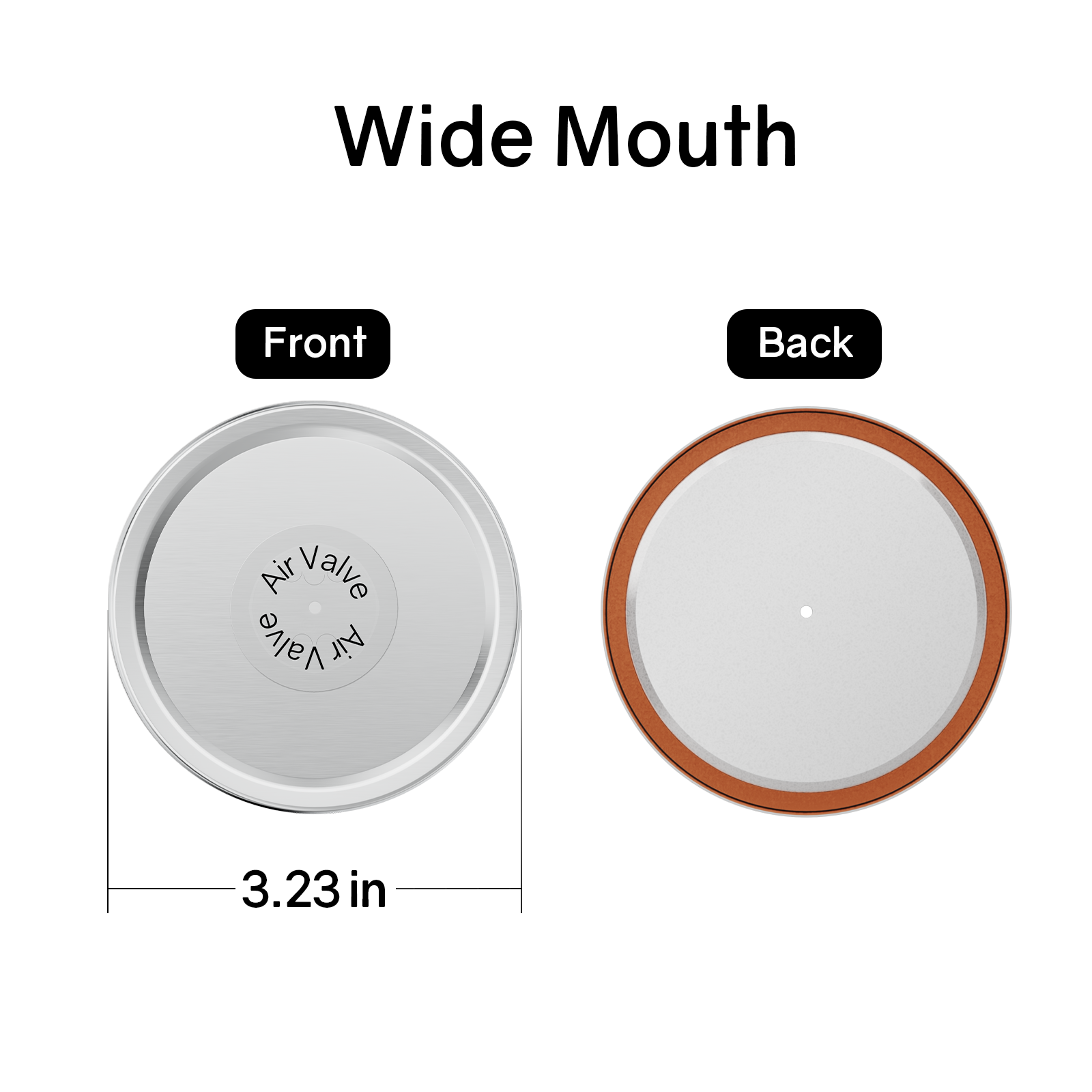 Mason Jar Lids-48 Pack Total- 24 Wide Mouth & 24 Regular Mouth Canning Lids, Vacuum Seal for Ball, Kerr & More, Compatible with Electric Vacuum Sealers, Food Grade Canning Supplies